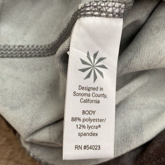 Athleta Gray Abstract‎ Cropped Tights Leggings Size XXS - Picture 7 of 7